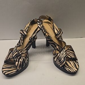Gomax Zebra Print Women's Heels
